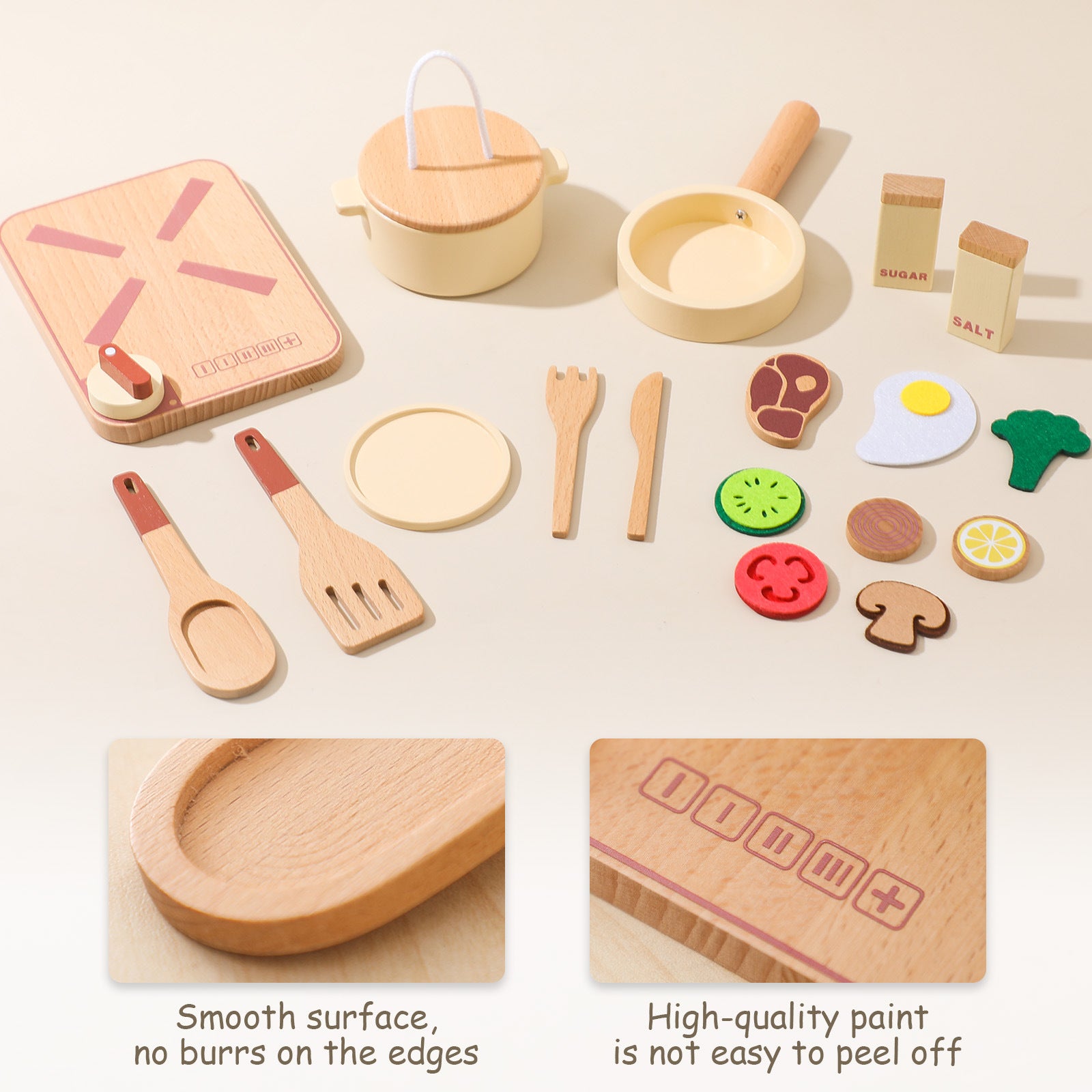 Chef Bubba Wooden Cooking Set