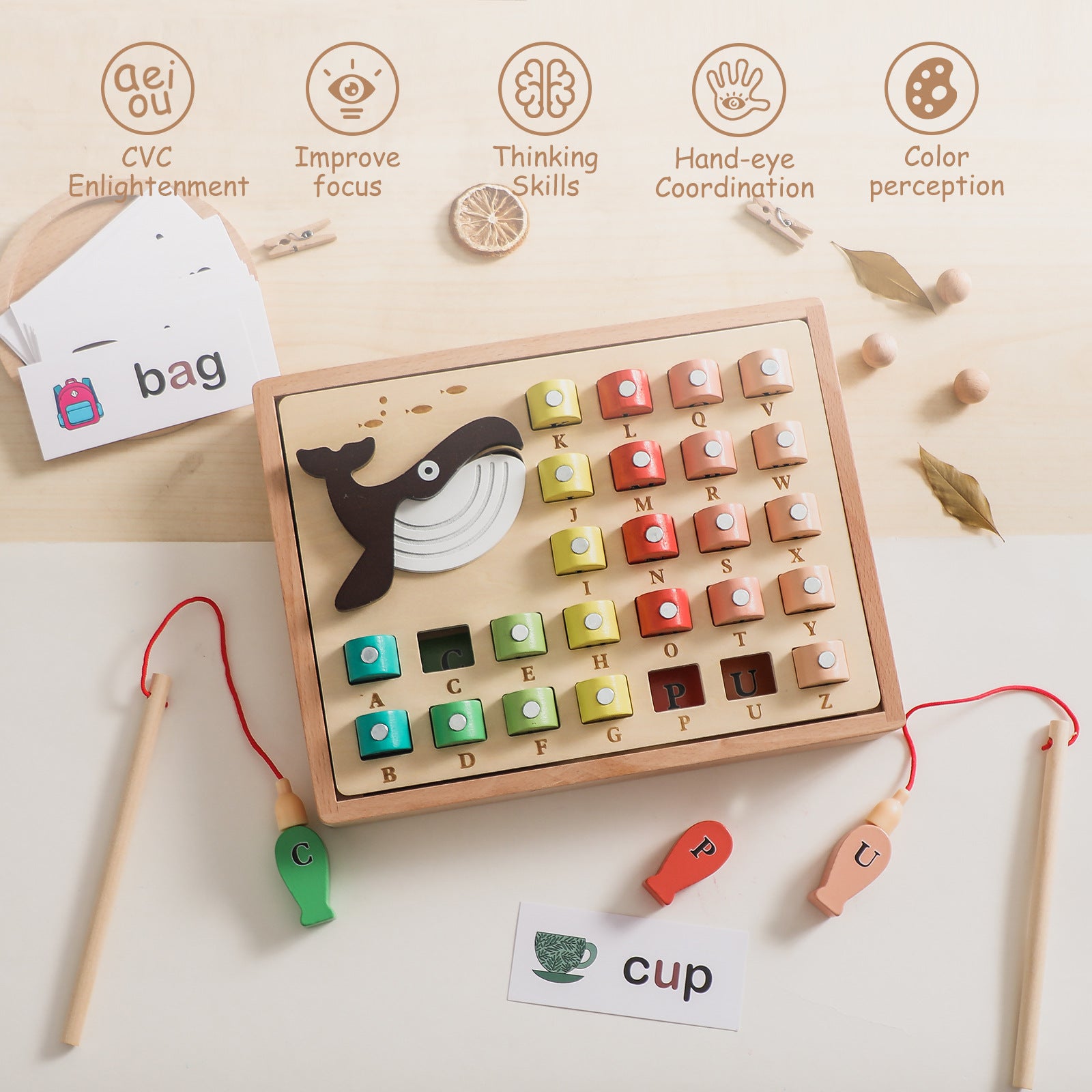 Bubba Words Fishing Puzzle