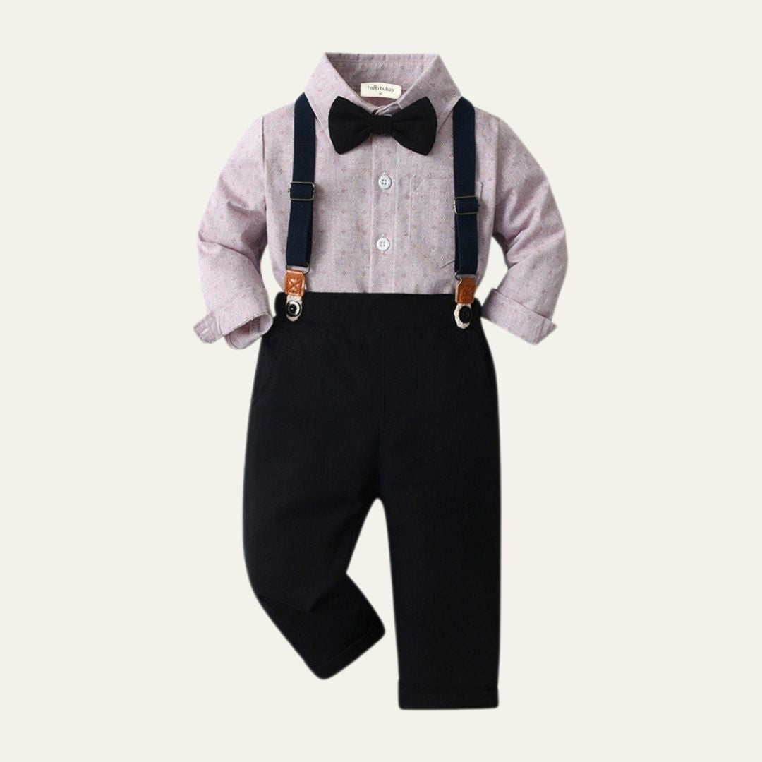 Andy Mini Suit (Maroon & Black)