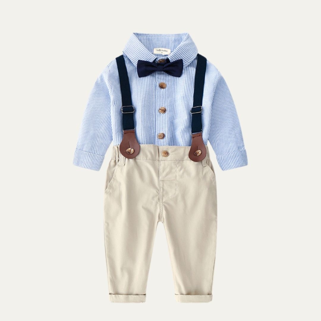 Andy Mini Suit (Blue & Butter)