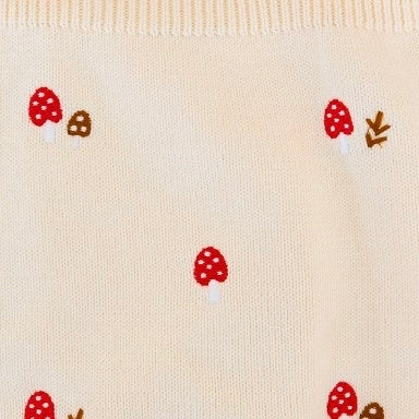 Maggie Knit Romper in Mushroom