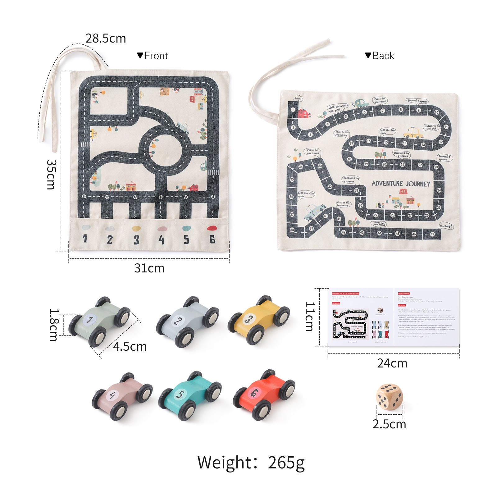 Bubba Pack & Go Car Toys