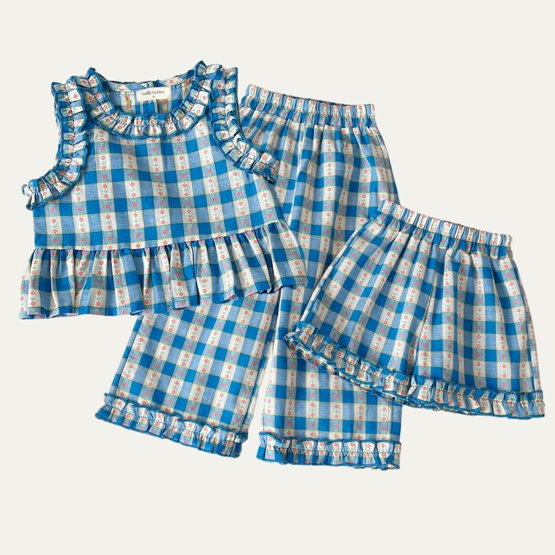 Margaux Plaid Set