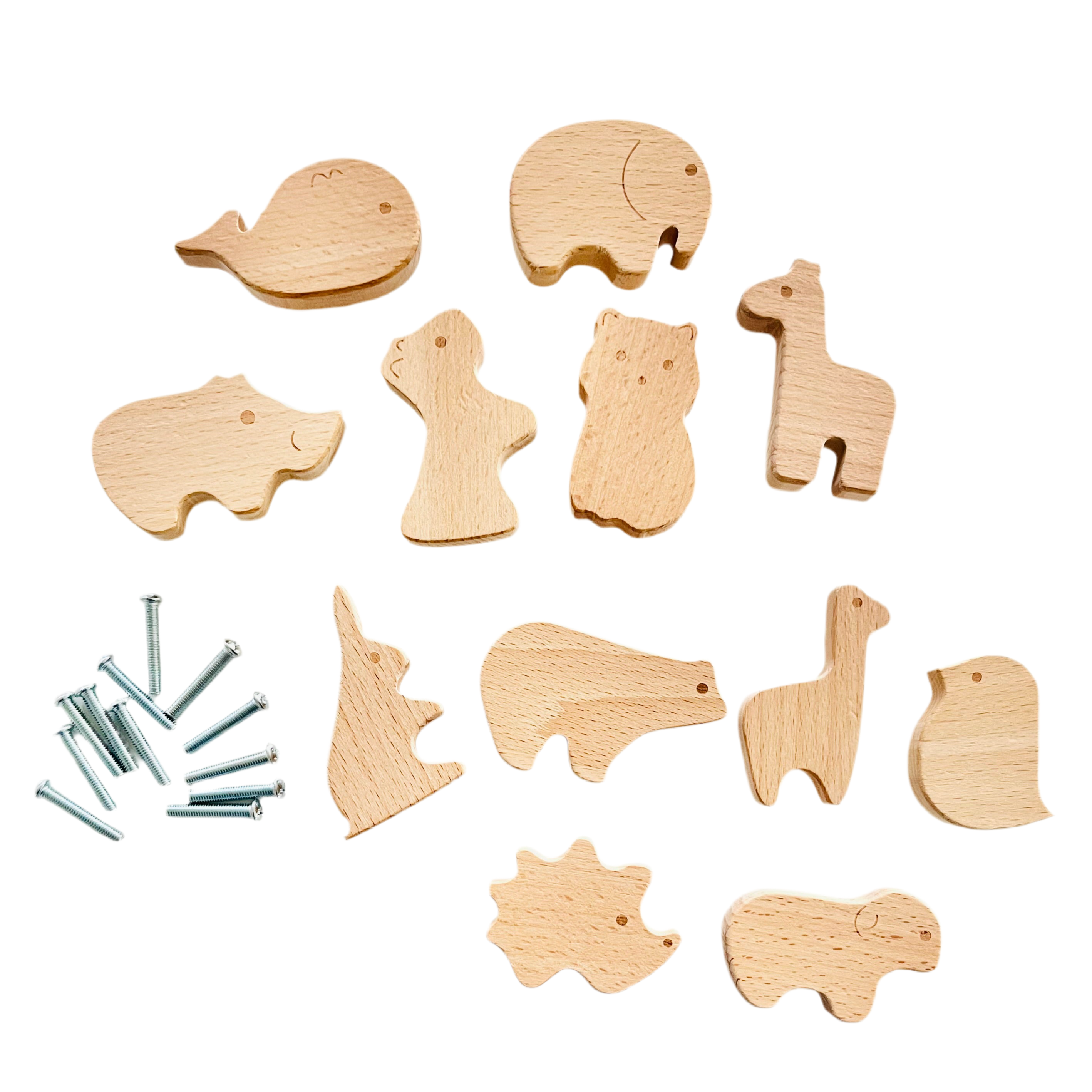 Bubba Animal Knobs - SET OF 12