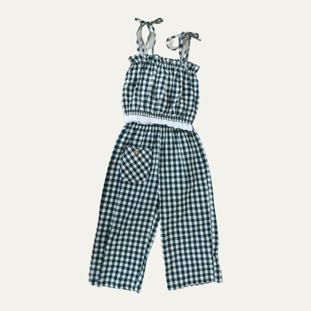 Isabella Plaid Set - Green