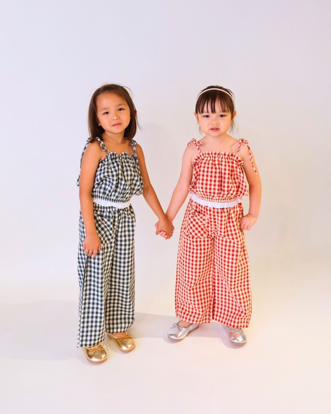 Isabella Plaid Set - Red