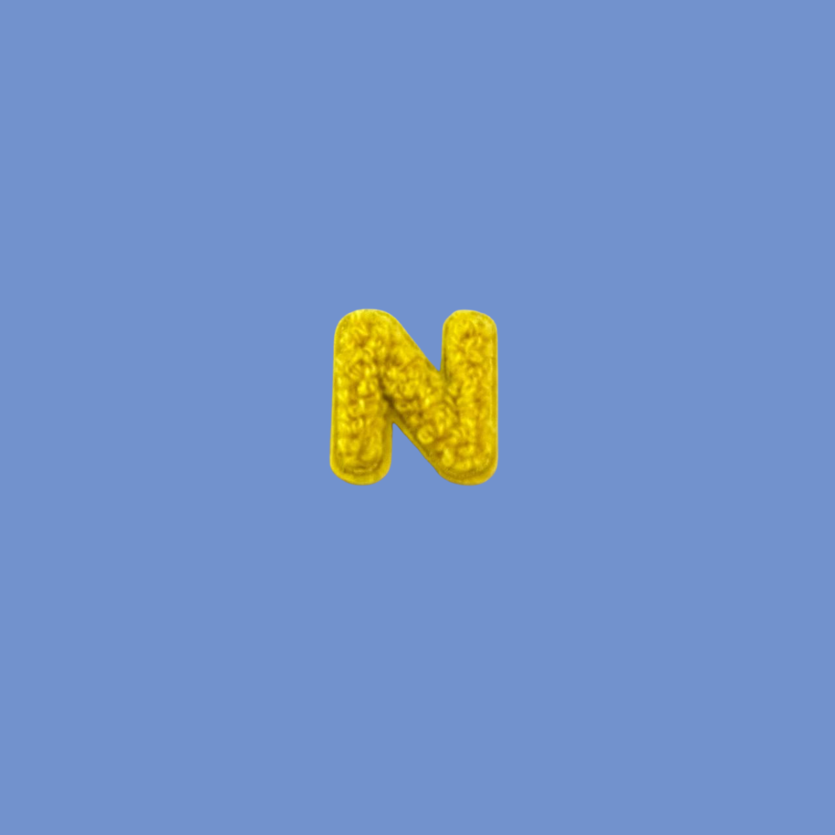 Bubba's Fluffy Letter Patch