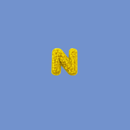 Bubba's Fluffy Letter Patch