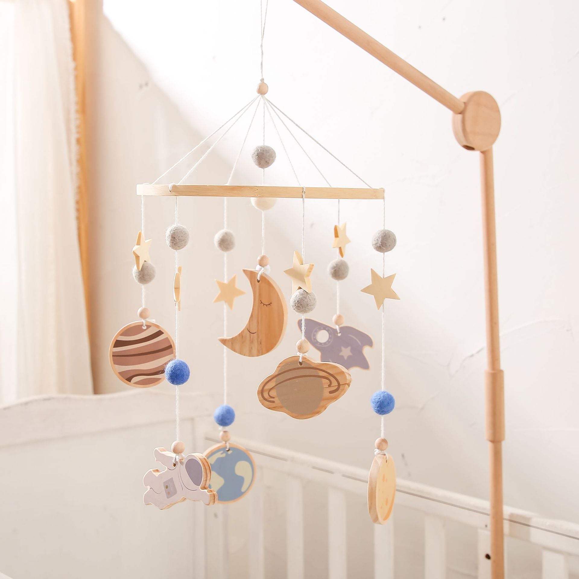 Astro Bubba Wooden Mobile