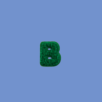 Bubba's Fluffy Letter Patch