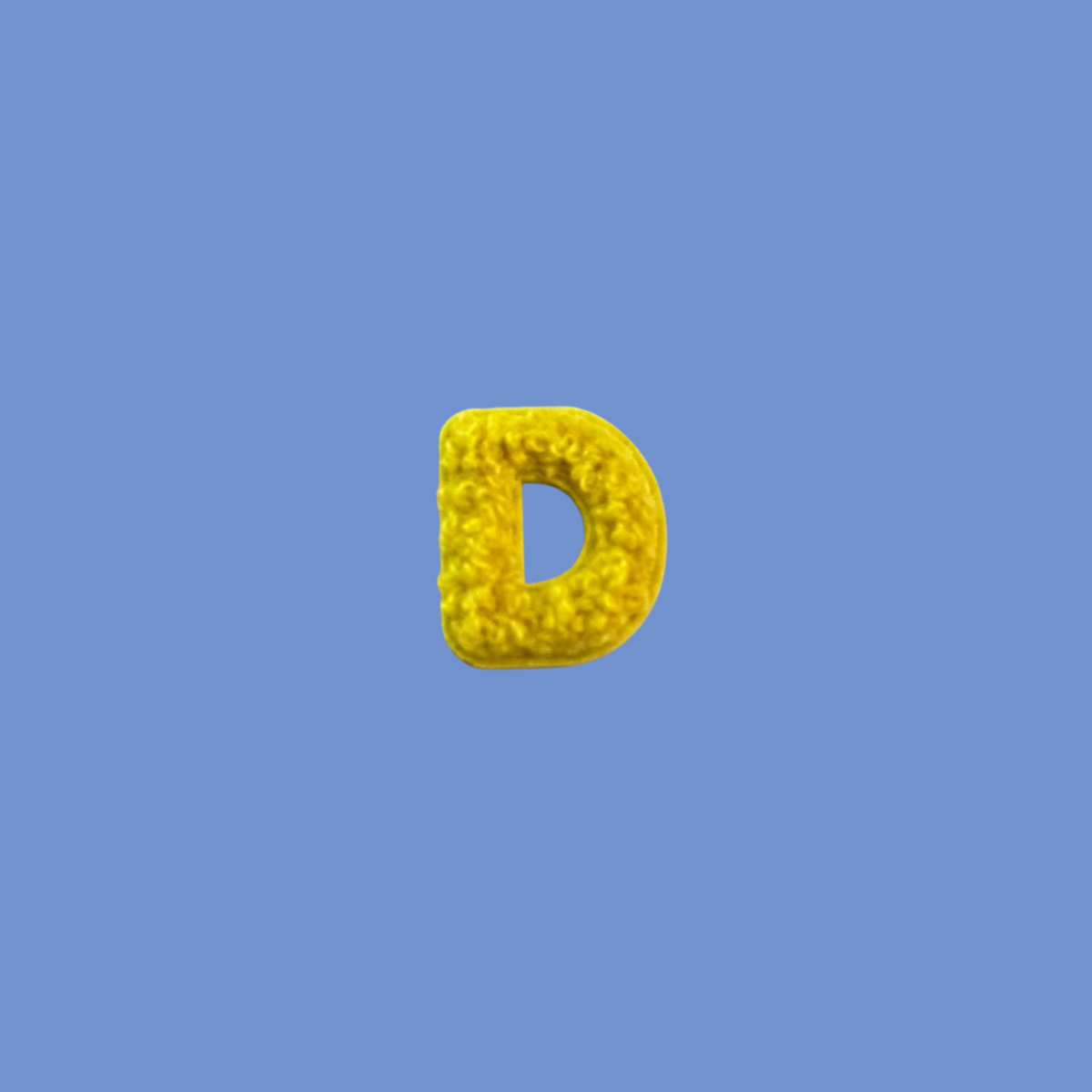 Bubba's Fluffy Letter Patch
