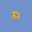 Bubba's Fluffy Letter Patch