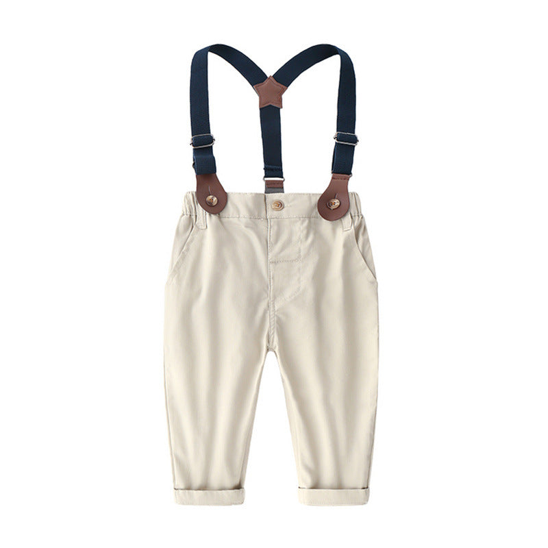 Andy Mini Suit (Blue & Butter)