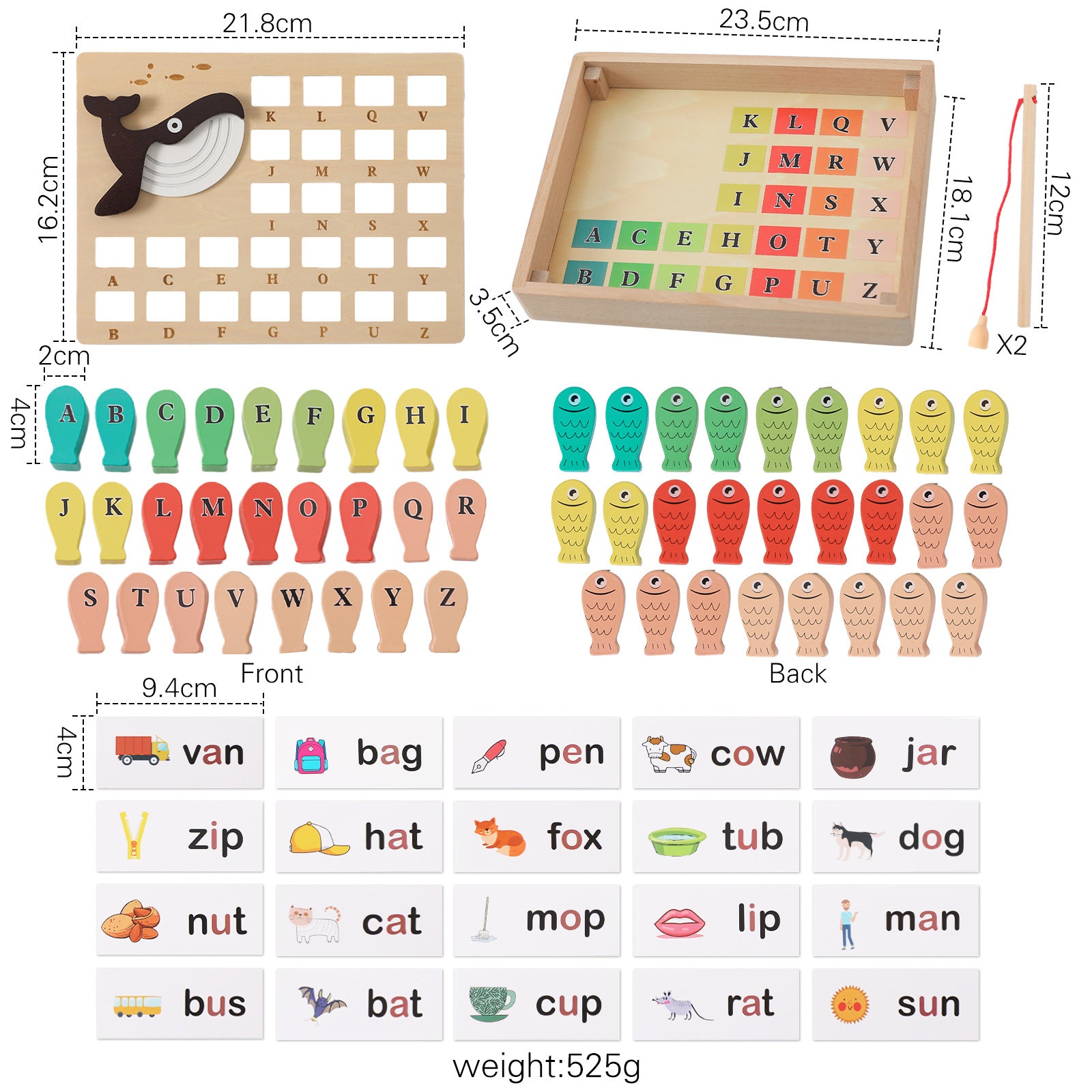 Bubba Words Fishing Puzzle