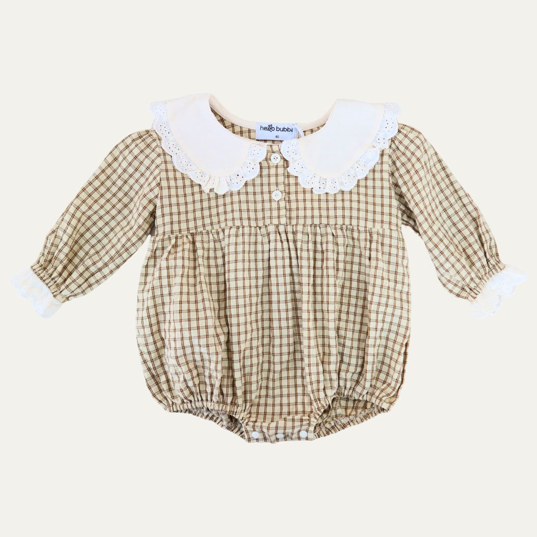 Penny Plaid Romper