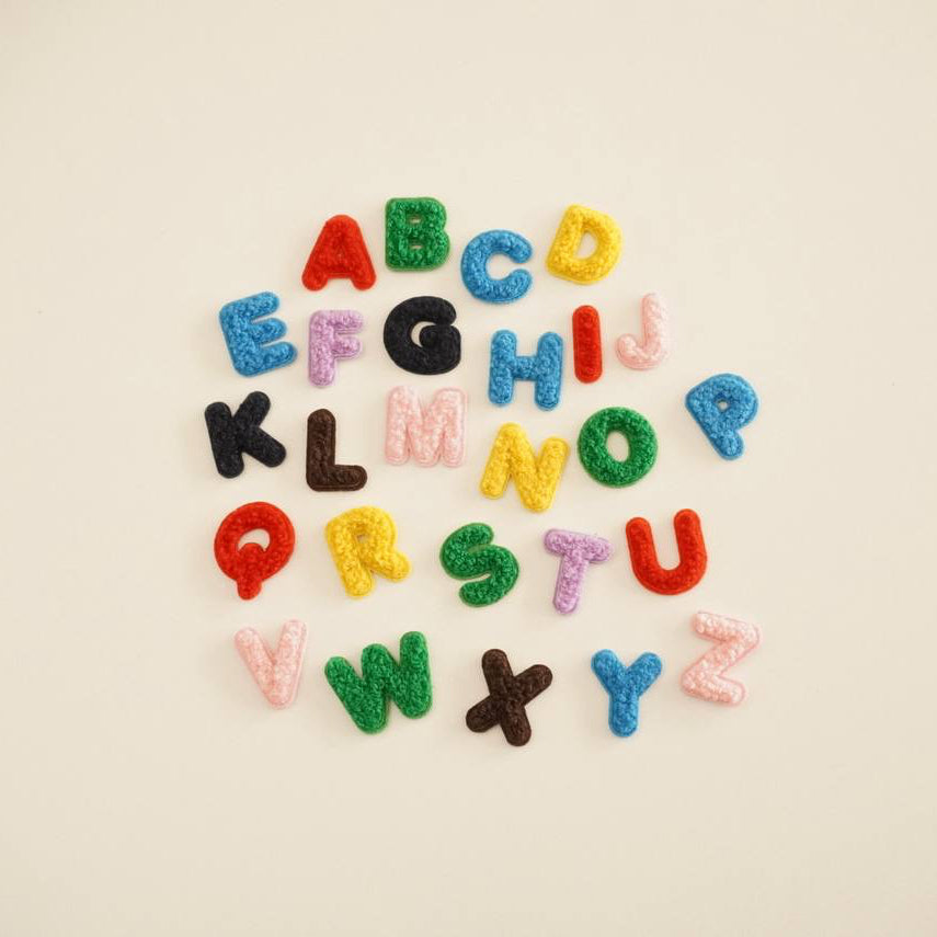 Bubba's Fluffy Letter Patch